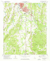Download a high-resolution, GPS-compatible USGS topo map for Calhoun South, GA (1974 edition)