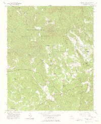 1950 Map of Campbell Mtn. , 1977 Print