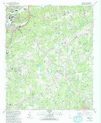 Download a high-resolution, GPS-compatible USGS topo map for Canton, GA (1993 edition)