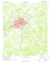 Download a high-resolution, GPS-compatible USGS topo map for Carrollton, GA (1975 edition)