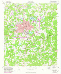 Download a high-resolution, GPS-compatible USGS topo map for Carrollton, GA (1983 edition)