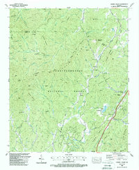 Download a high-resolution, GPS-compatible USGS topo map for Cashes Valley, GA (1988 edition)