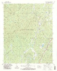 preview thumbnail of historical topo map of Gilmer County, GA in 1988