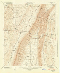 preview thumbnail of historical topo map of Walker County, GA in 1947