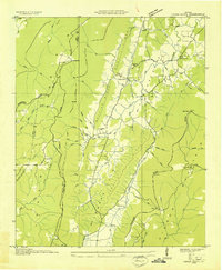preview thumbnail of historical topo map of Walker County, GA in 1936