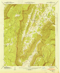 Download a high-resolution, GPS-compatible USGS topo map for Cedar Grove, GA (1947 edition)