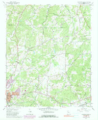 Download a high-resolution, GPS-compatible USGS topo map for Cedartown East, GA (1991 edition)
