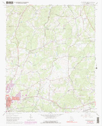 Download a high-resolution, GPS-compatible USGS topo map for Cedartown East, GA (1991 edition)
