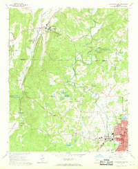 Download a high-resolution, GPS-compatible USGS topo map for Cedartown West, GA (1968 edition)