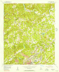 Download a high-resolution, GPS-compatible USGS topo map for Chamblee, GA (1956 edition)