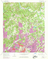 Download a high-resolution, GPS-compatible USGS topo map for Chamblee, GA (1969 edition)