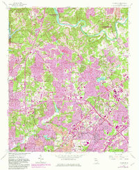 Download a high-resolution, GPS-compatible USGS topo map for Chamblee, GA (1983 edition)