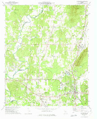 preview thumbnail of historical topo map of Chatsworth, GA in 1972