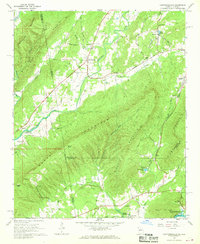 Download a high-resolution, GPS-compatible USGS topo map for Chattoogaville, GA (1968 edition)