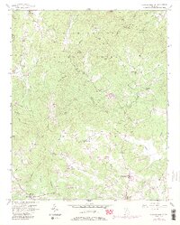 1957 Map of Clarkesville NE, 1986 Print
