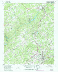 Download a high-resolution, GPS-compatible USGS topo map for Clarkesville, GA (1986 edition)