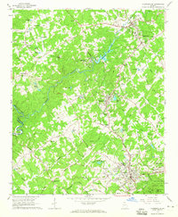 Download a high-resolution, GPS-compatible USGS topo map for Clarkesville, GA (1965 edition)