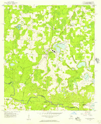 1956 Map of Clyattville, 1957 Print