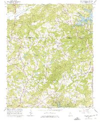 Download a high-resolution, GPS-compatible USGS topo map for Coal Mountain, GA (1974 edition)