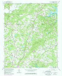 Download a high-resolution, GPS-compatible USGS topo map for Coal Mountain, GA (1986 edition)