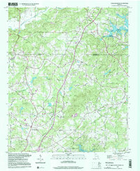 Download a high-resolution, GPS-compatible USGS topo map for Coal Mountain, GA (2000 edition)
