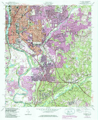 Download a high-resolution, GPS-compatible USGS topo map for Columbus, GA (1986 edition)