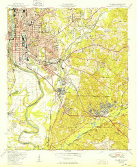 preview thumbnail of historical topo map of Columbus, GA in 1949