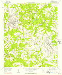 Download a high-resolution, GPS-compatible USGS topo map for Conyers, GA (1957 edition)