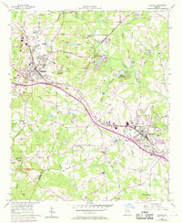 Download a high-resolution, GPS-compatible USGS topo map for Conyers, GA (1969 edition)