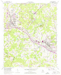 Download a high-resolution, GPS-compatible USGS topo map for Conyers, GA (1974 edition)