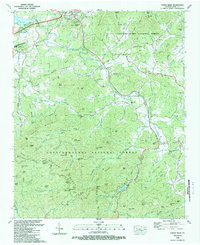 Download a high-resolution, GPS-compatible USGS topo map for Coosa Bald, GA (1988 edition)