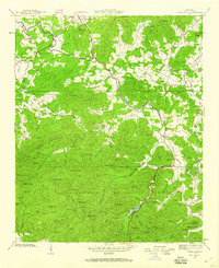 Download a high-resolution, GPS-compatible USGS topo map for Coosa Bald, GA (1959 edition)