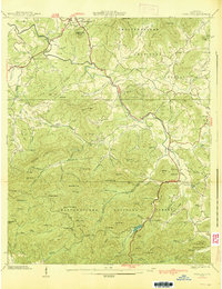 Download a high-resolution, GPS-compatible USGS topo map for Coosa Bald, GA (1938 edition)