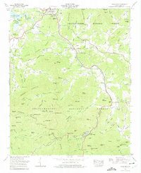preview thumbnail of historical topo map of Union County, GA in 1965