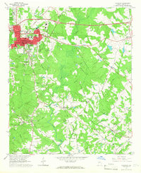 Download a high-resolution, GPS-compatible USGS topo map for Covington, GA (1966 edition)