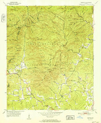 preview thumbnail of historical topo map of White County, GA in 1952
