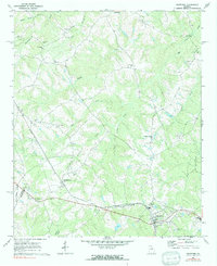 Download a high-resolution, GPS-compatible USGS topo map for Crawford, GA (1991 edition)