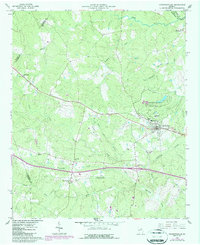Download a high-resolution, GPS-compatible USGS topo map for Crawfordville, GA (1987 edition)