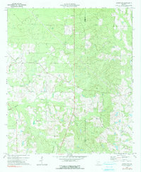 Download a high-resolution, GPS-compatible USGS topo map for Cuffietown, GA (1991 edition)