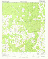 1972 Map of Turner County, GA, 1975 Print