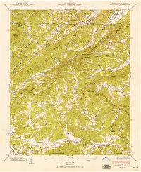 Download a high-resolution, GPS-compatible USGS topo map for Culberson, GA (1958 edition)