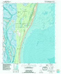 Download a high-resolution, GPS-compatible USGS topo map for Cumberland Island South, GA (1995 edition)