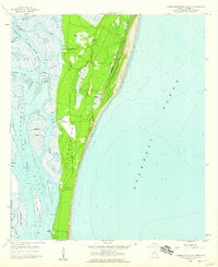 preview thumbnail of historical topo map of Camden County, GA in 1958