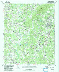 Download a high-resolution, GPS-compatible USGS topo map for Cumming, GA (1993 edition)