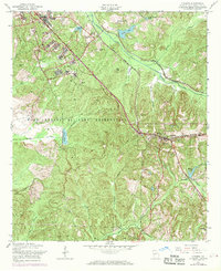 Download a high-resolution, GPS-compatible USGS topo map for Cusseta, GA (1970 edition)