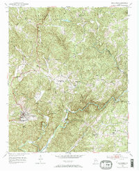 Download a high-resolution, GPS-compatible USGS topo map for Dahlonega, GA (1967 edition)