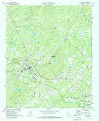 Download a high-resolution, GPS-compatible USGS topo map for Dallas, GA (1988 edition)