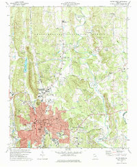 Download a high-resolution, GPS-compatible USGS topo map for Dalton North, GA (1984 edition)