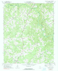 Download a high-resolution, GPS-compatible USGS topo map for Danielsville North, GA (1991 edition)