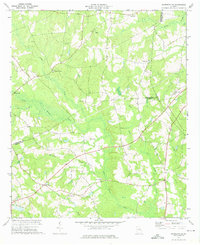 preview thumbnail of historical topo map of Johnson County, GA in 1973